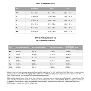 a table with measurements for a bed