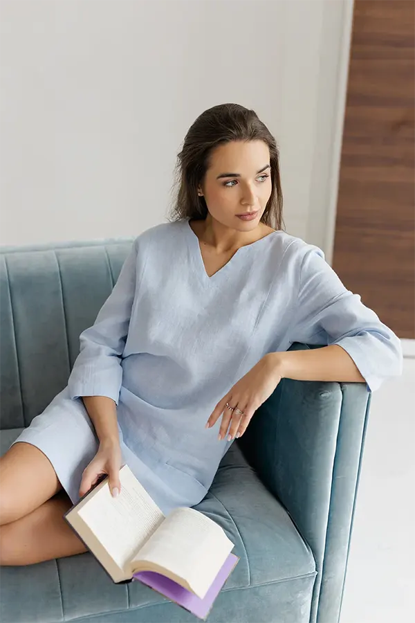 Linen Shift Dress BREEZE