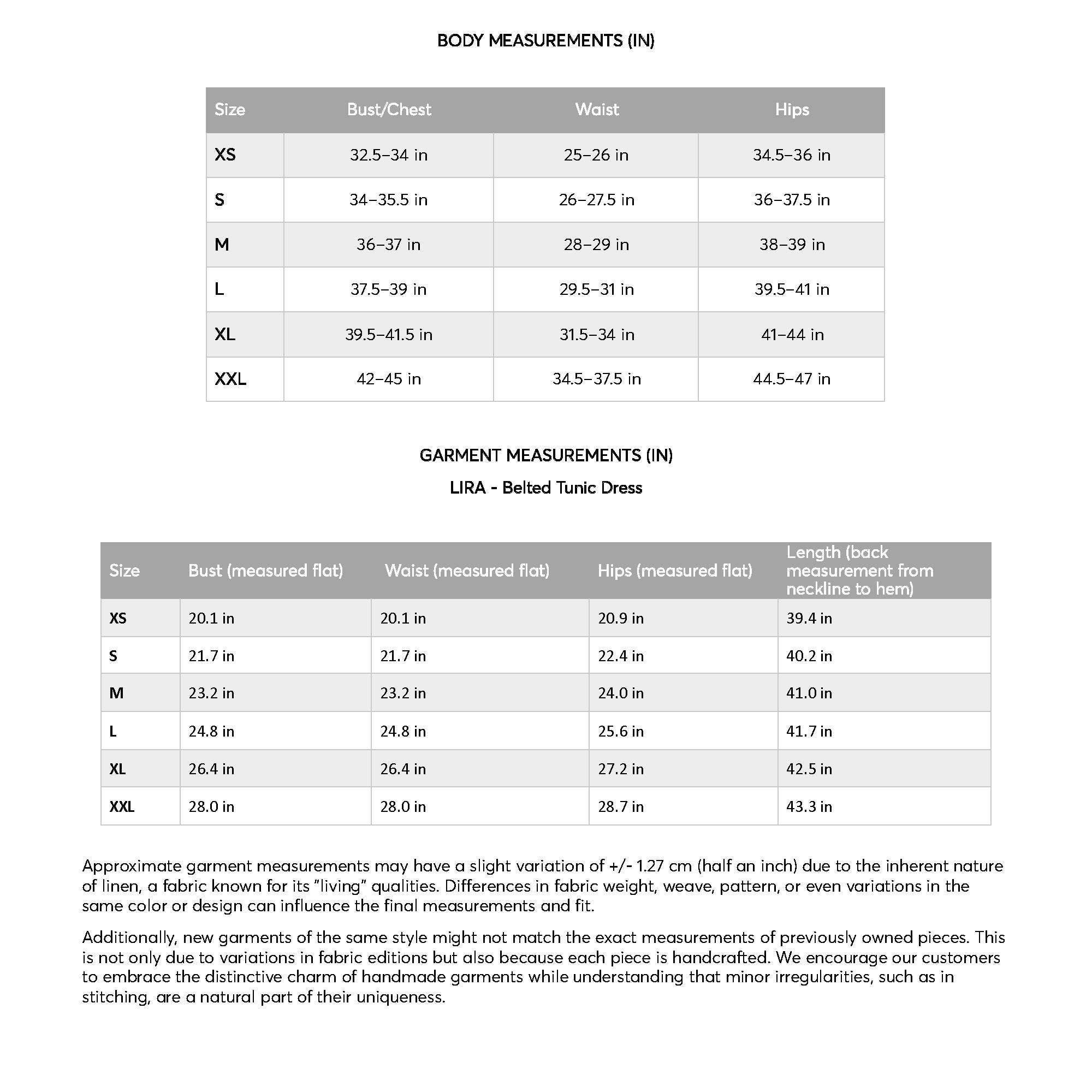 a table with measurements for a bed