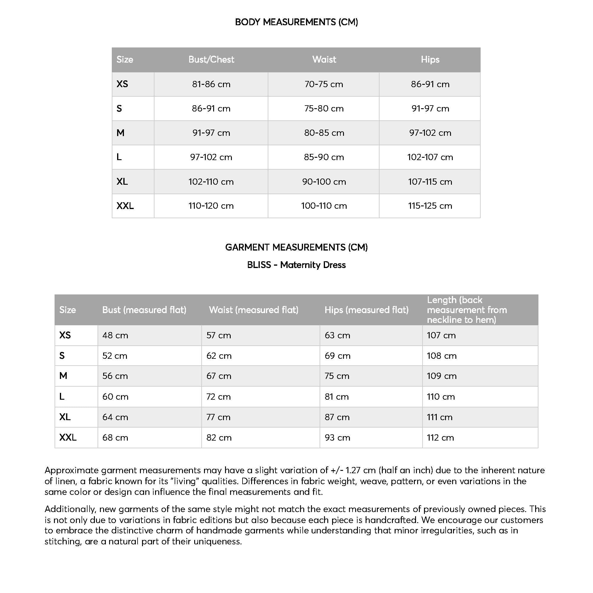 the size and measurements of the women's shoes